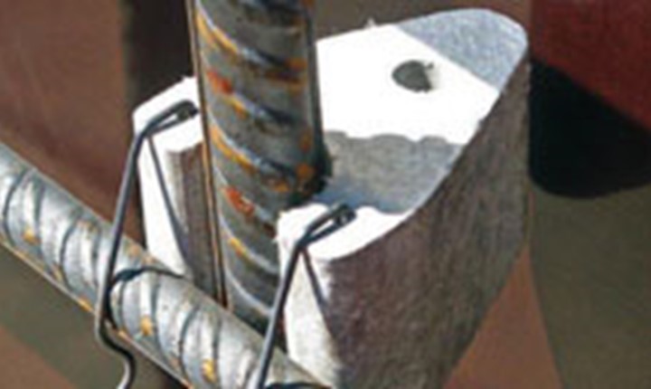 Image for Fibre Concrete Spacers With Steel Clips 40mm