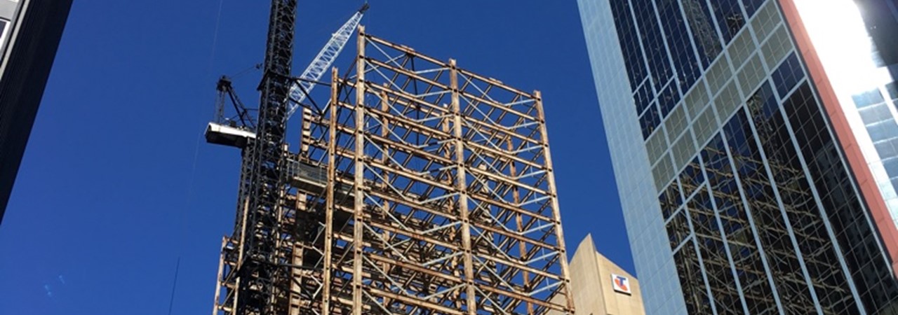 Image for Re-used steel at heart of new CBD building