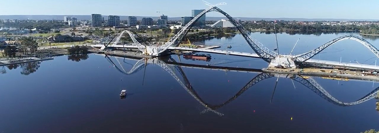 Image for Collaboration with Civmec completes new Perth bridge